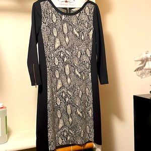 Rebecca Taylor snakeskin print dress